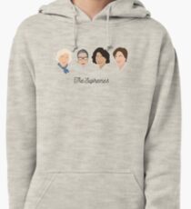 The Supremes (black text/white background) Pullover Hoodie