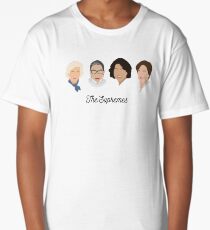 The Supremes (black text/white background) Long T-Shirt