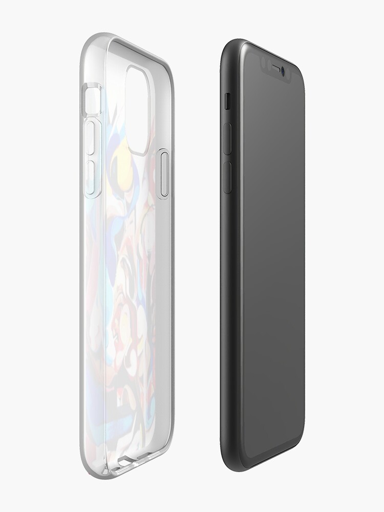 Alternate view of Expressive Abstract People Composition painting iPhone Case & Cover