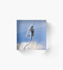 Blue Angel Action Shot Acrylic Block