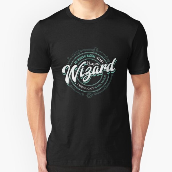WIZARD D&D Class Slim Fit T-Shirt