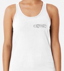 Du schämst mich vor dem Zauberer Racerback Tank Top