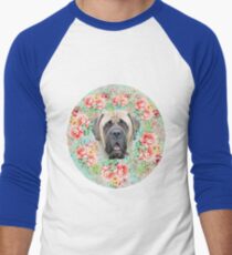 Flower Brim Men's Baseball ¾ T-Shirt