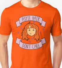 Aspie Hair Don't Care - ginger Unisex T-Shirt