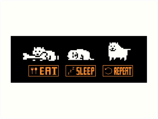 Undertale Sleeping Dog