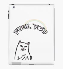 fuck you t-shirt iPad Case/Skin
