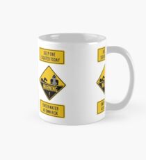 Deep One Beach Sign - Innsmouth Beach sign Mug