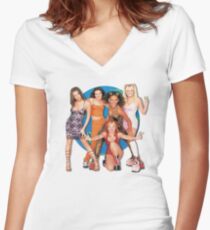 Spice Girls Women's Fitted V-Neck T-Shirt