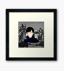 Benedict Cumberbatch - Sherlock 2.0 Framed Print