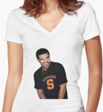 Syracuse University Drake Women's Fitted V-Neck T-Shirt