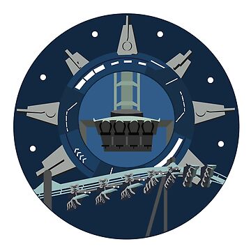 Artwork thumbnail, Galactic Space Rollercoaster Design by CoasterMerch
