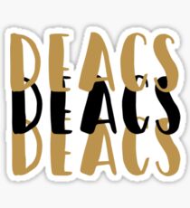 Wake Forest Deacs Sticker Sticker