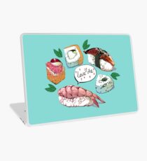 Vinilo para portátil Ámame, soy sushi!