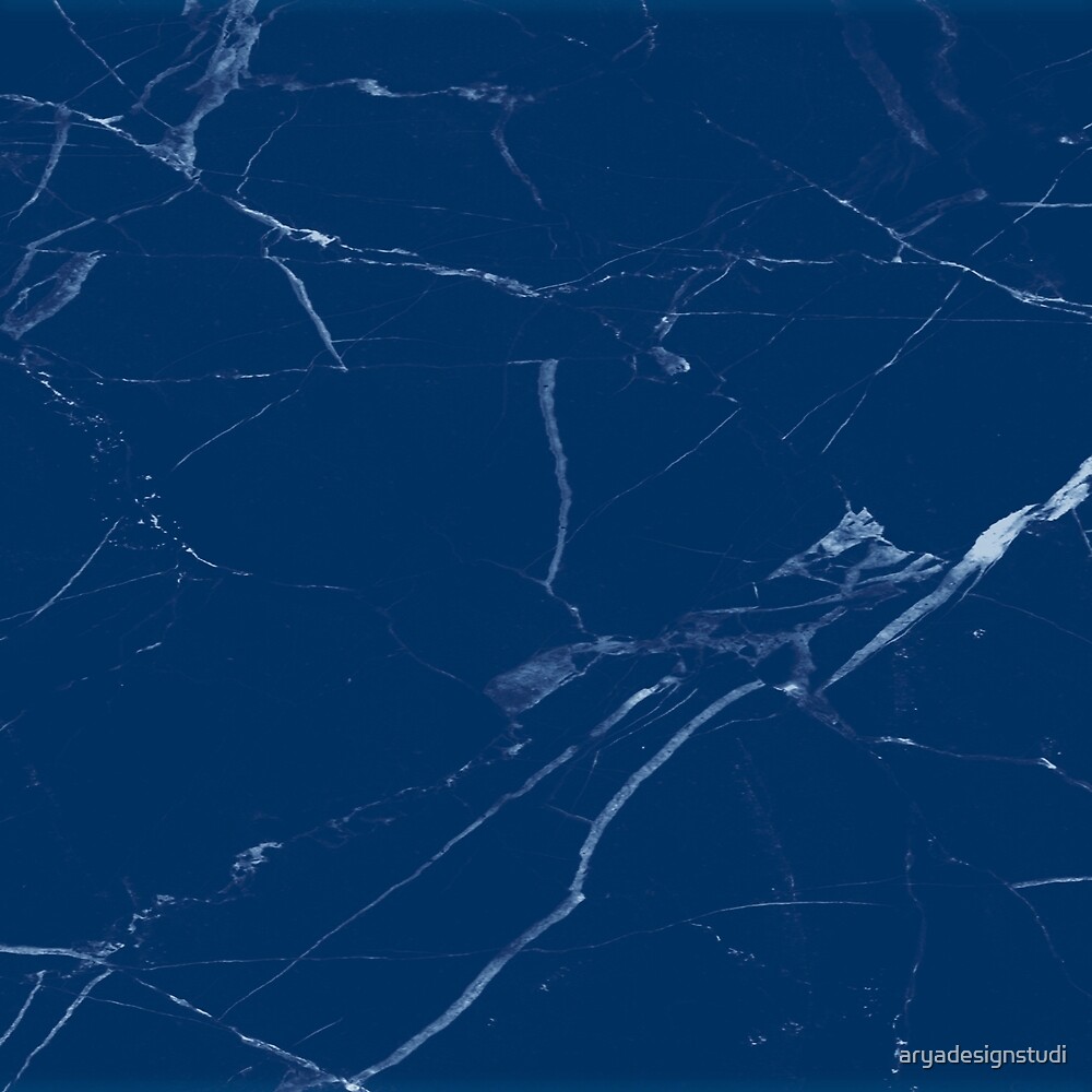 "blue royal marble" by aryadesignstudi Redbubble