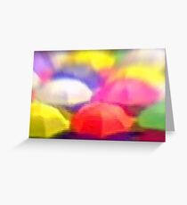 “Umbrella Rainbow”, Photo / Digital Painting Greeting Card