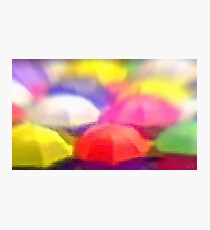 “Umbrella Rainbow”, Photo / Digital Painting Photographic Print