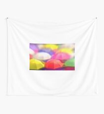 “Umbrella Rainbow”, Photo / Digital Painting Wall Tapestry