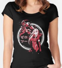 Zero Two - Strelitzia | Darling in the Franxx Women's Fitted Scoop T-Shirt