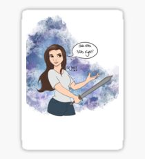 Stab, Stab, Stab, Right? Sticker