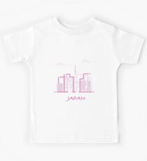 Unusual Japanese architecture. Kids Tee