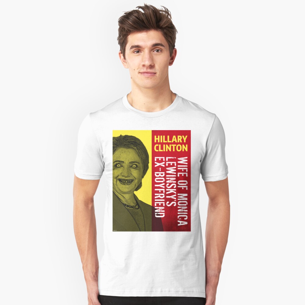 Hillary Clinton Is Scary Slim Fit T-Shirt