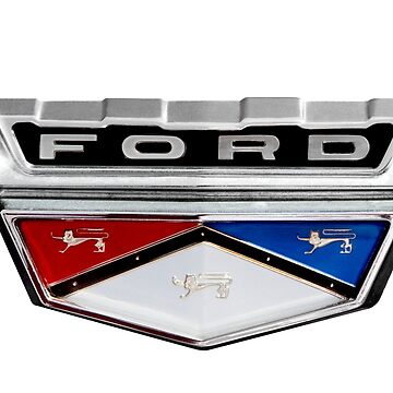Ford Crest Emblem Sticker for Sale by pickreative