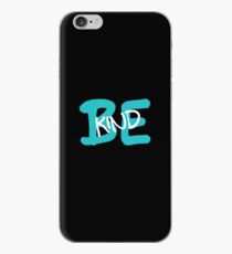 Be Kind Slogan Graffiti / Hip Hop style (Blue) iPhone Case