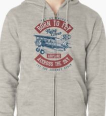 Aviation Zipped Hoodie
