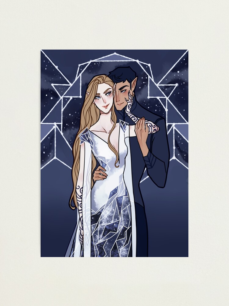 Alternate view of Cosmic Couple Photographic Print