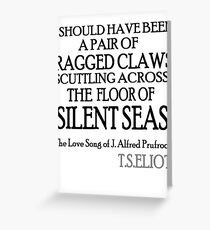 Ragged Claws Greeting Card