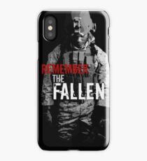 Remember the Fallen (RED) iPhone Case