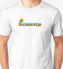 Fire Island - New York. Slim Fit T-Shirt