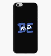Be Kind Slogan Graffiti / Hip Hop style (Dark Blue) iPhone Case