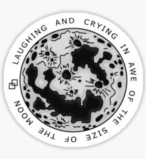 Size of the Moon Sticker