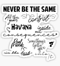 Camila Canciones Sticker