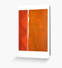 A Crack in Everything original painting Greeting Card