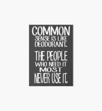 Common Sense Art Board