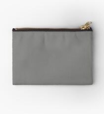 Battleship Grey Zipper Pouch