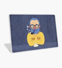 Blue Beard Laptop Skin