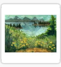 Lake Landscape Sticker