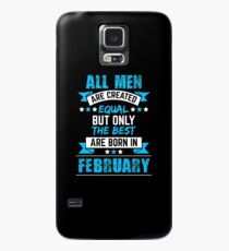 February Birthday Gift Best Are Born In Bday Present 2018 Case/Skin for Samsung Galaxy