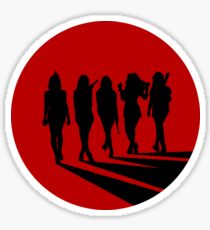 Schlechter Junge Silhouette Sticker