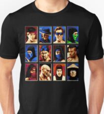 Mortal Kombat II Genesis Character Select Unisex T-Shirt