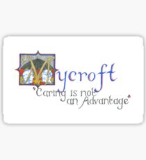 Mycroft Illuminated Sticker