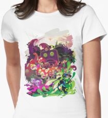 Splatoon 2 Hero Mode Poster Design Women's Fitted T-Shirt