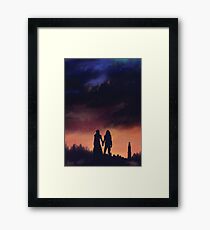 Earth meets the Sky Framed Print
