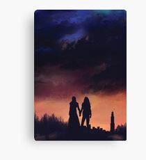 Earth meets the Sky Canvas Print