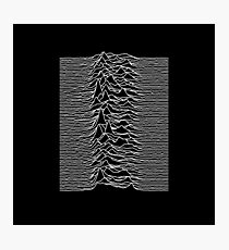Joy Division - Unknown Pleasures Photographic Print