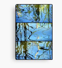 Pond Life - Triptych Canvas Print