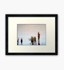 On the Beach Framed Print